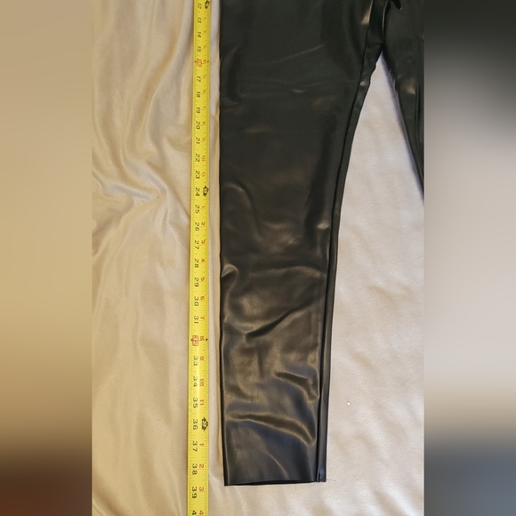 JOIE FAUX LEATHER LEGGINGS - Picture 5 of 9